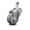 Service Caster 3 Inch Gray Polyurethane Wheel Swivel 12mm Threaded Stem Caster SCC SCC-TS20S314-PPUB-M1215 - alternate 1